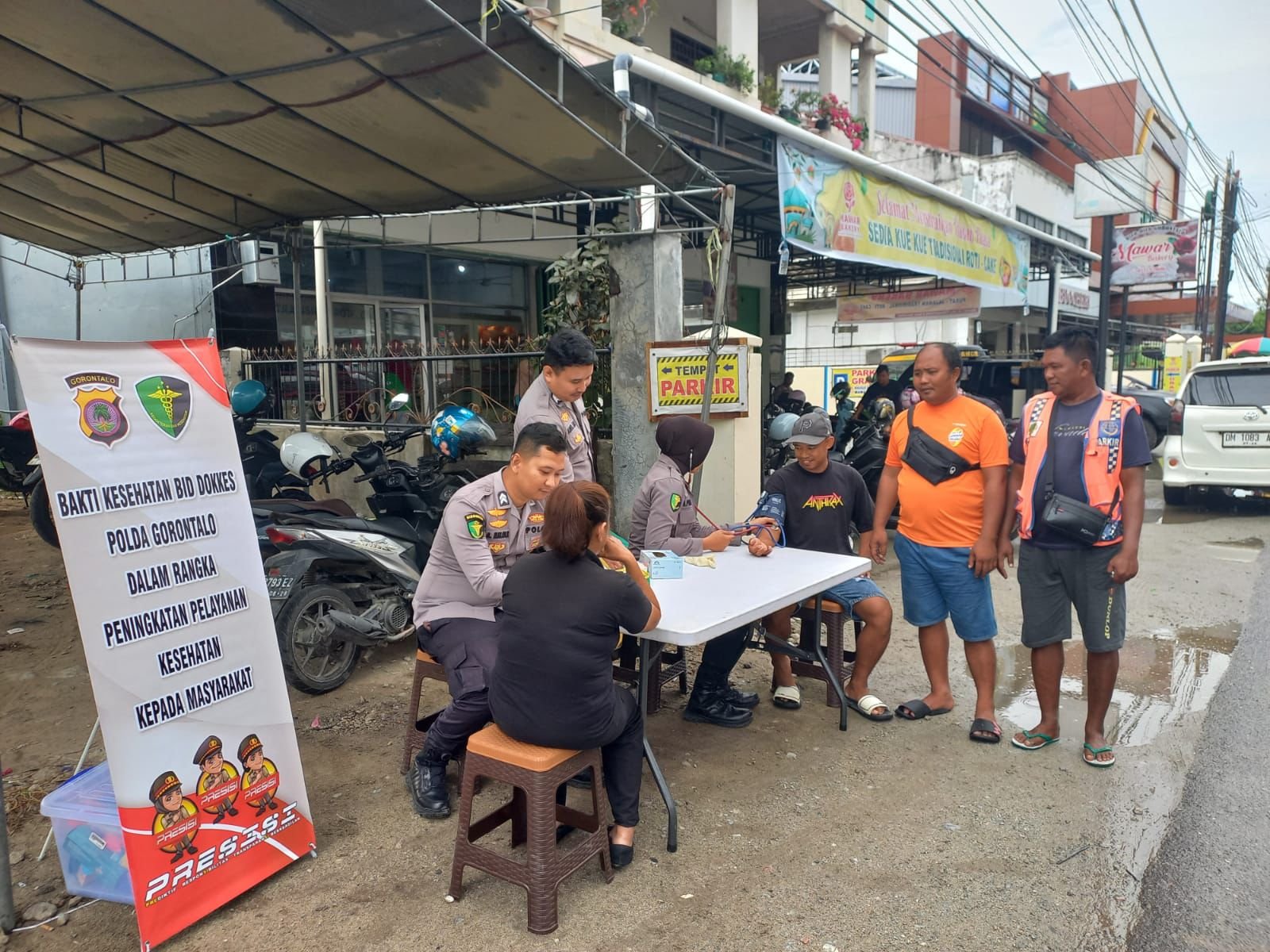 Biddokkes Polda Gorontalo Layanan Kesehatan Gratis