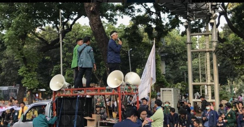 Aksi Dema UIN Jakarta