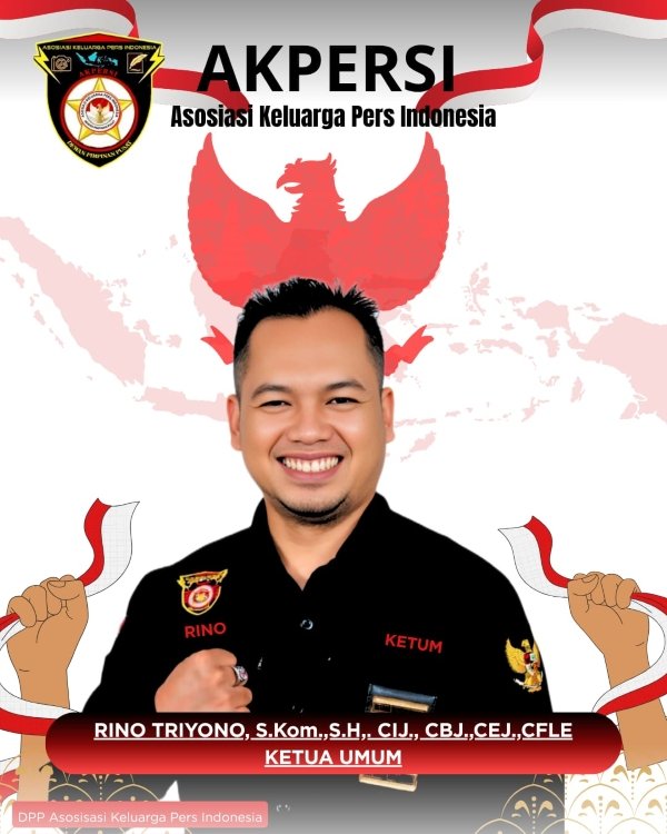 Ketua DPP Akpersi Rino Triyono