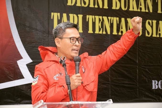 Presiden FSPMI Riden Hatam Aziz