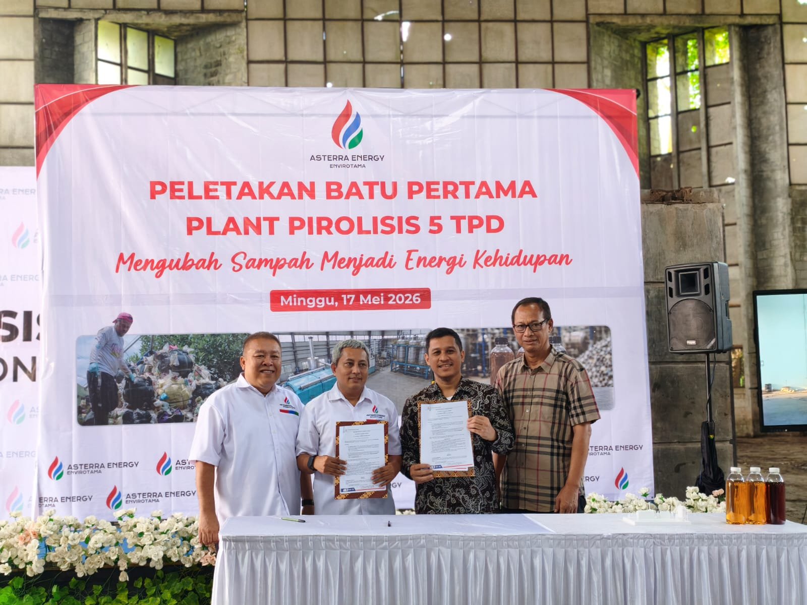 Groundbreaking Plant Pirolisis PT AEE