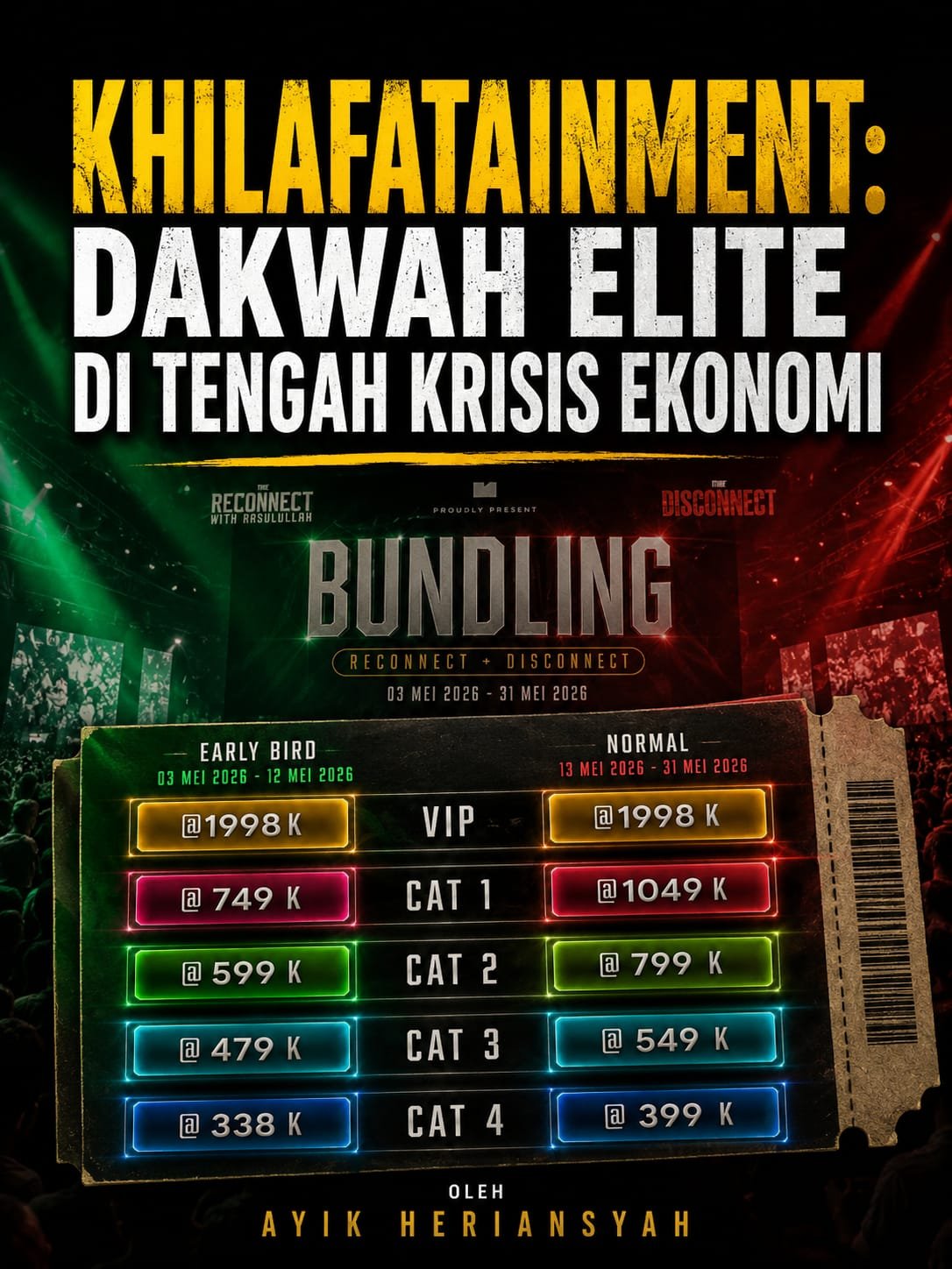 Khilafatainment Dakwah Elite Di Tengah Krisis Ekonomi