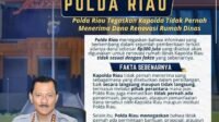 Klarifikasi Polda Riau Klarifikasi Polda Riau