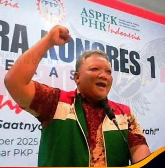 Presiden Asosiasi Serikat Pekerja Indonesia M. Rusdi