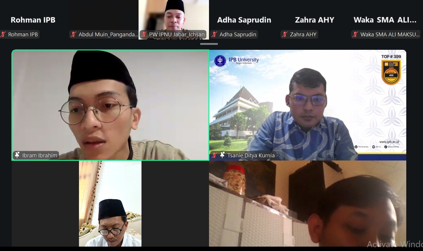 Webinar IPNU Jabar