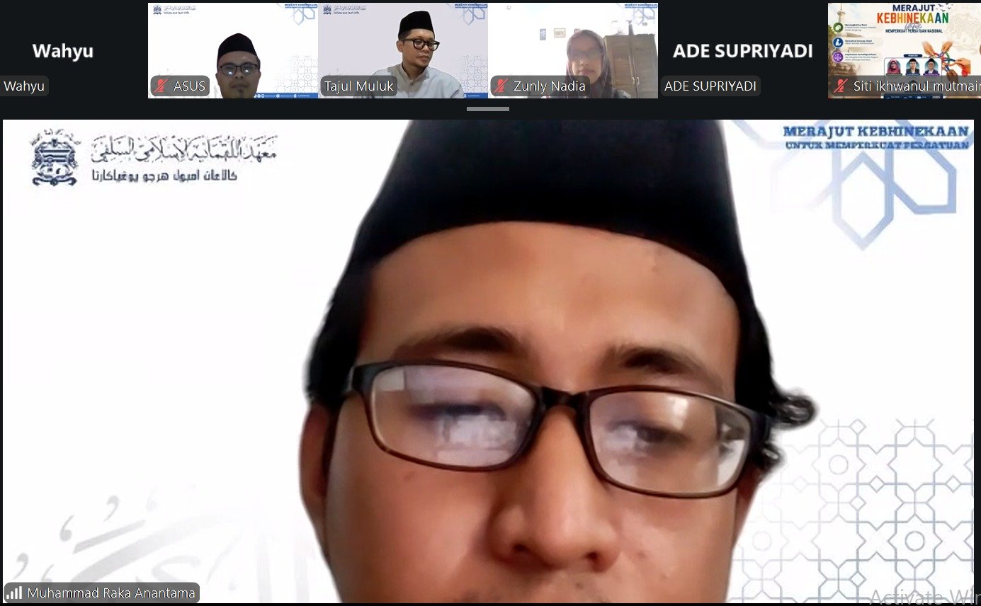 Webinar Kebhinekaan Ponpes Al Luqmaniyah Yogyakarta