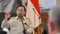 Prabowo Saat Kunjungi SRMP 17 Tabanan Bali