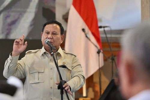 Prabowo Saat Kunjungi SRMP 17 Tabanan Bali