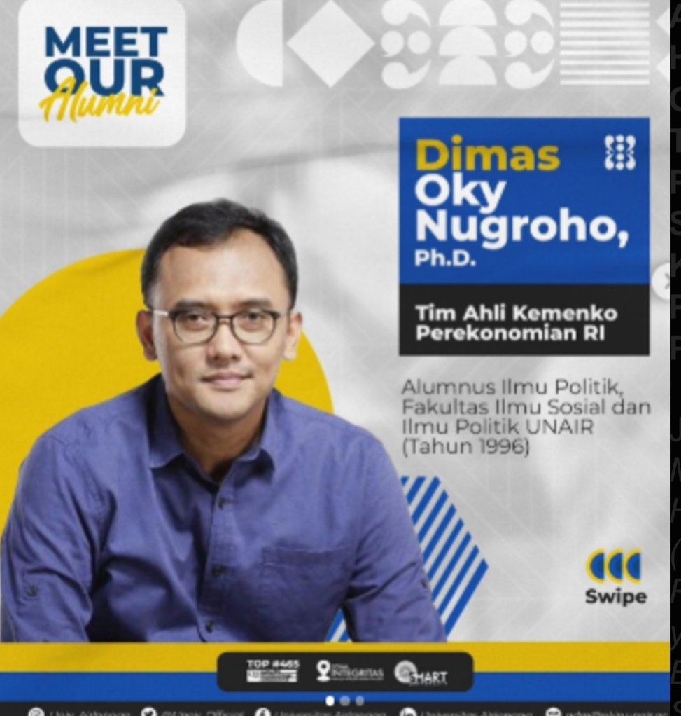 Konsultan Politik ARSC Dimas Oky Nugroho