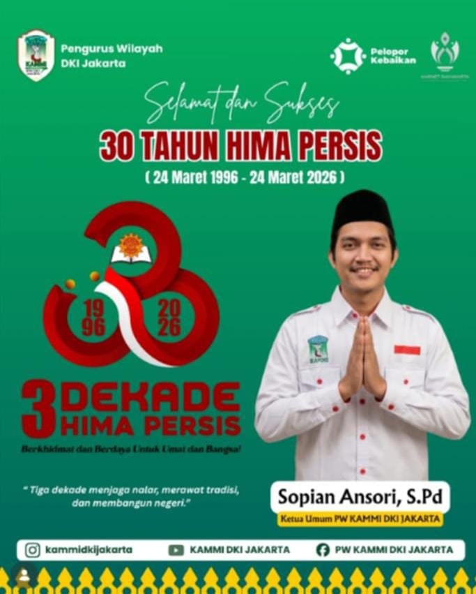 Sopian Ansori Ketum PW KAMMI DKI Jakarta